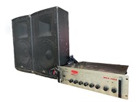 B52 Speakers & Radio Shack 250watt Amplifier