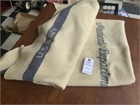 US Navy Medical Department Wool Blanket