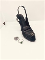 Estate Rings w/ ring holder shoe
