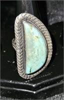 sterling & turquoise ring
