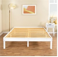Eimuntas 14 inch Solid Wood Platform Bed, No