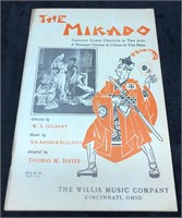 "The Mikado" Song Book - Japanese Comic Operetta i