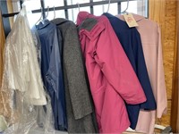 6 Women's Coats Sz Md & L