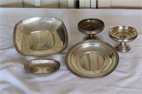 Sterling Silver Candy &Nut Dishes, Plate, Compotes