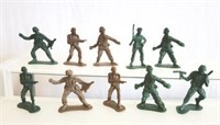 Lot Plastic Toy Soldiers