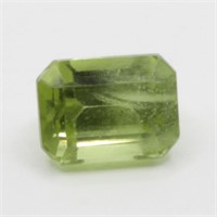 CERT 1.05ct Pakistan Peridot Olive Green GGI Cert