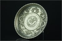 Chinese Republic Silver Coin Tray