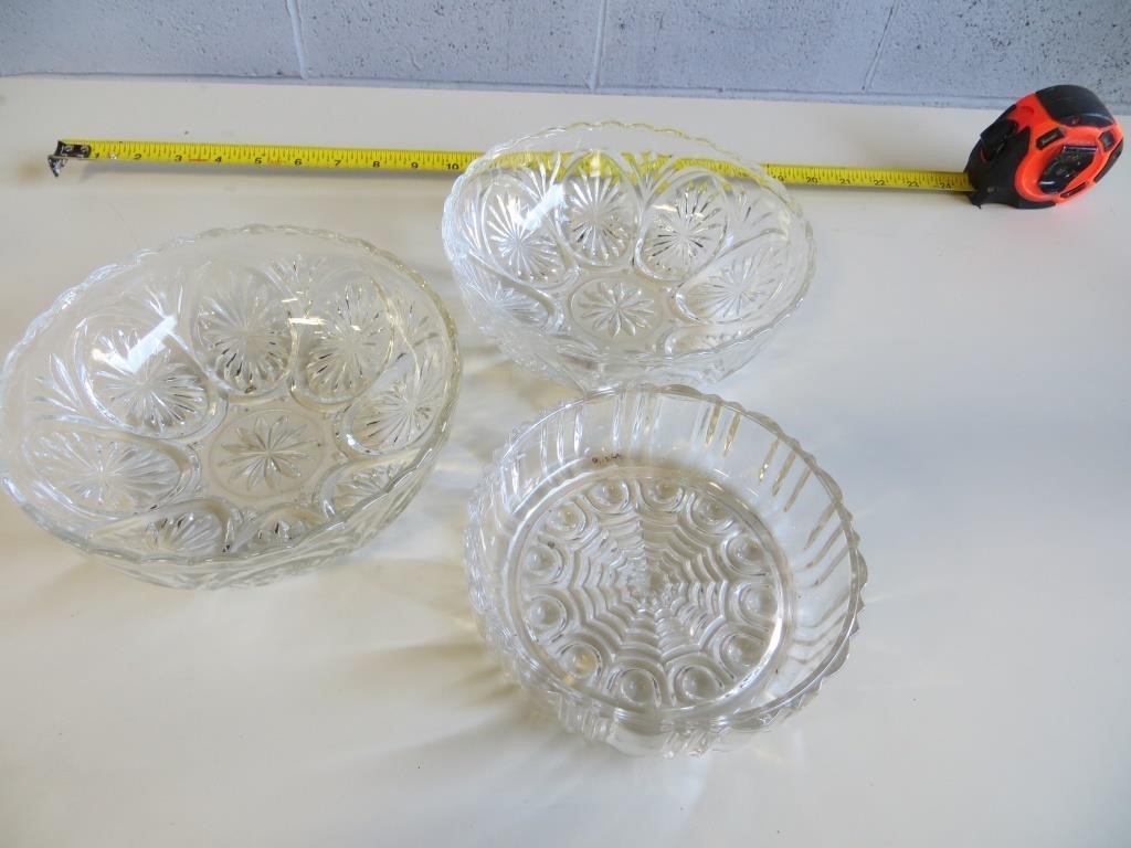 Misc. Glass or Crystal bowls
