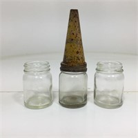 Firezone Metal Topper & 3 Mini Glass Bottles