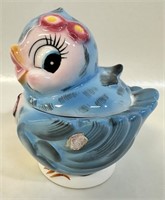 DESIRABLE VINTAGE JAPAN BIRD CONDIMENT DISH