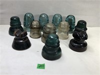 Vintage Glass insulators