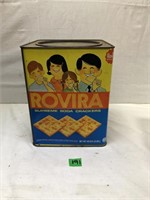 Vintage Rovira Supreme Soda Crackers Tin