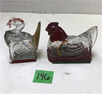 Vintage Glass Candy Dispensors