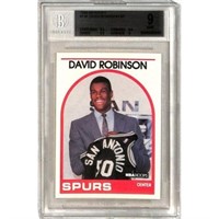 1989 Hoops David Robinson Rookie Bgs 9