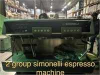 SIMONELLI ESPRESSO MACHINE (LOCATED IN FAYETTEVILL