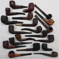 Lot of 20 Old Tobacco Pipes