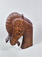Wooden Horse Head Wall Hanging