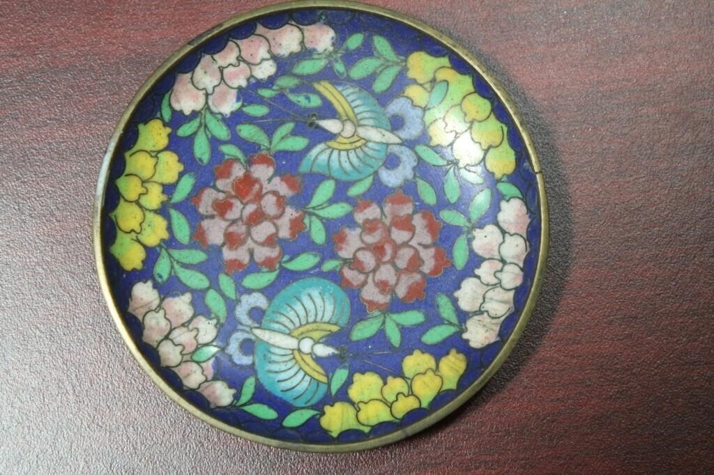 A Small Enamel Chinese Dish