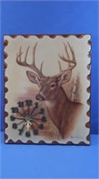 Buck Picture Wall Clock 16x20