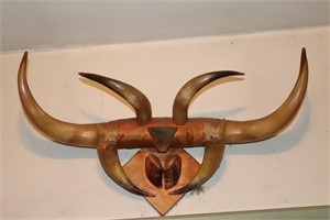 Steer horn wall mount