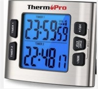 THERMAL PRO DUEL DIGITAL KITCHEN TIMER 

New-