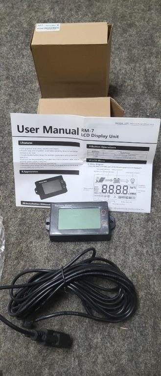 1- RM- 7 LCD Display Unit.