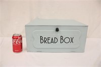 Vintage Blue Bread Box