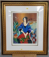 Signed & Numbered Itzchak Tarkay Lithograph