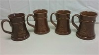 Four Alexander Keith's Beer Mugs