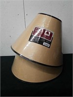 Two new large mix and match lamp shades