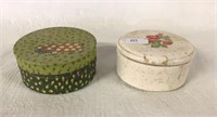 TRINKET BOXES OF BUTTONS AND PINS