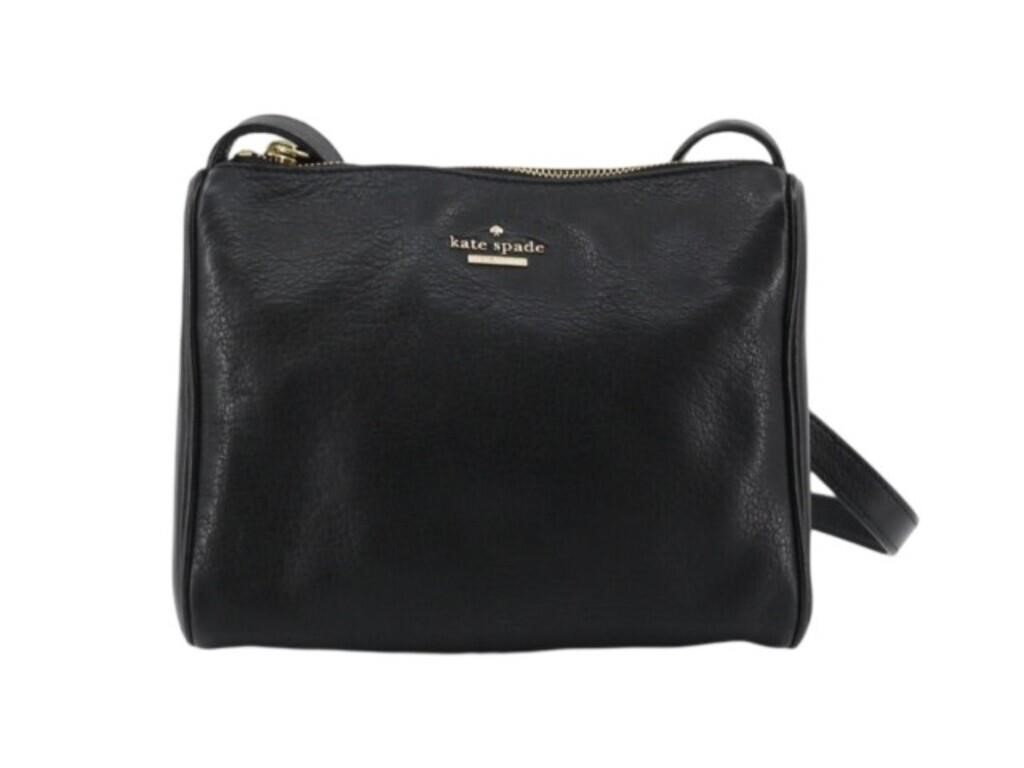 Kate Spade Black Leather Shoulder Bag