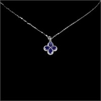Natural  Blue Sapphire Necklace