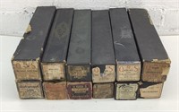 12 antique player piano rolls