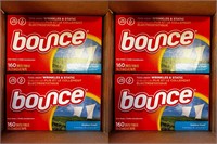 2 Cases Bounce Dryer Sheets; 4 Boxes Per Case