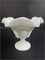 Westmoreland Milk Glass Footed Bowl