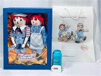 Sterling & Camille Raggedy Ann & Andy Wooden Dolls