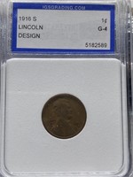 1916-S Lincoln Wheat Penny
