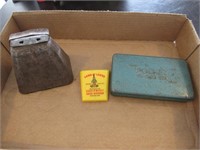 Vintage Cow Bell - Pocket Tackle Box  Land O'Lakes