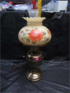 Vintage Lamp (Fenton?) 19"