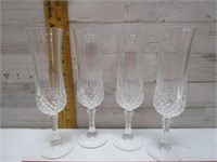 FLUTED CRYSTAL STEMWARE