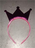 BOX OF CROWN HEAD BAND - PINK