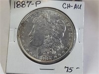 1887 Morgan Silver Dollar Coin