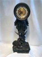 Art Nouveau Design Statue Mantle Clock