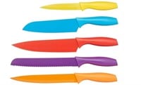 *Amazon Basics 4pc Color-Coded Kitchen Knife Set