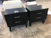 SET OF 2 NIGHTSTANDS W/DRAWERS