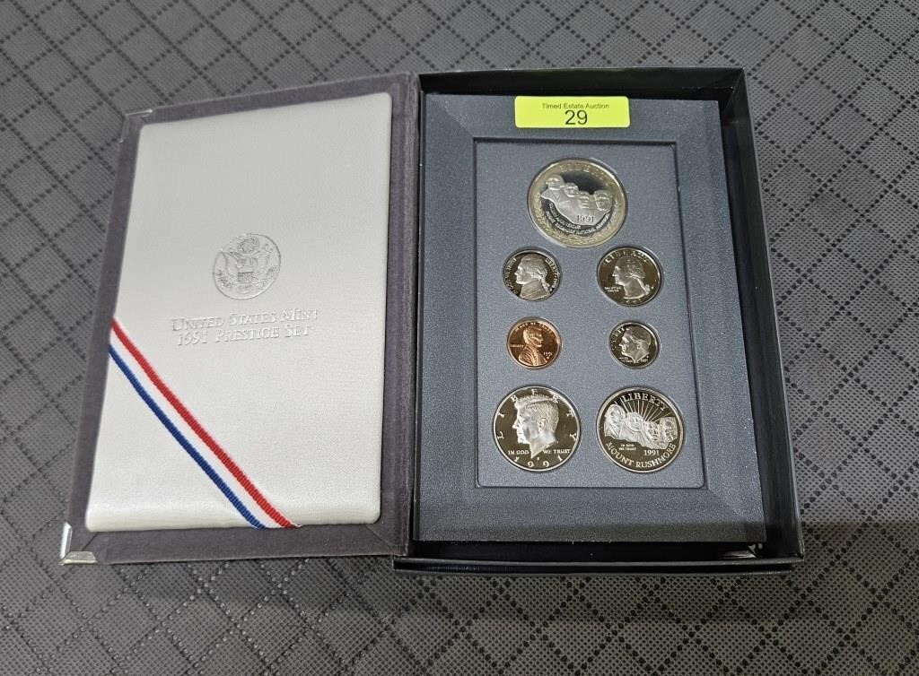 1991 US MINT PRESTIGE SET