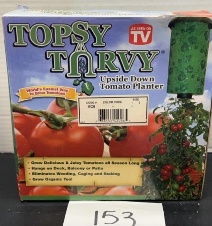 Tipsy turbo upside down tomato planter