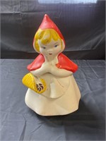 Vtg McCoy Little Red Riding Hood cookie jar