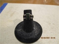 Silver ? Unmarked Indian Old Turquiose Ring